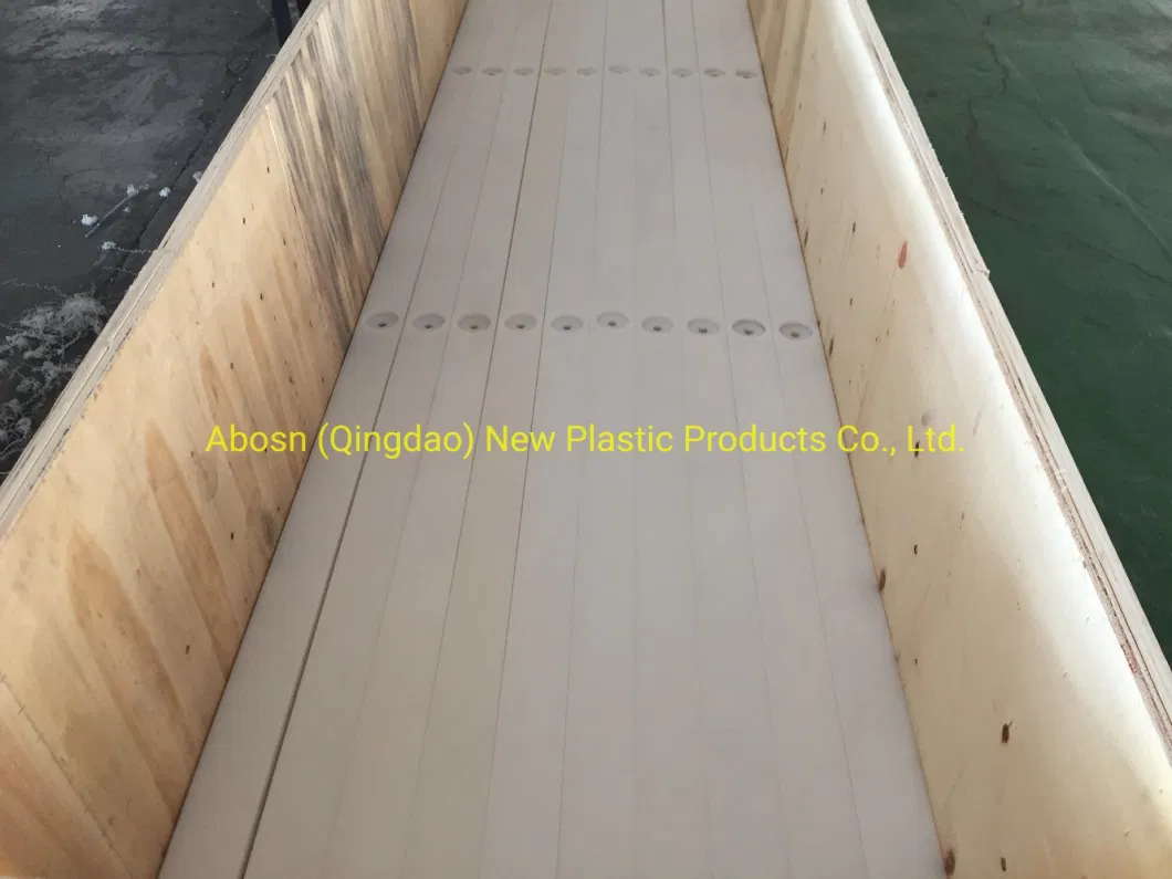 Non Toxic Abrasion Resistance UHMWPE Plastic Profiles Wear Strips Sell