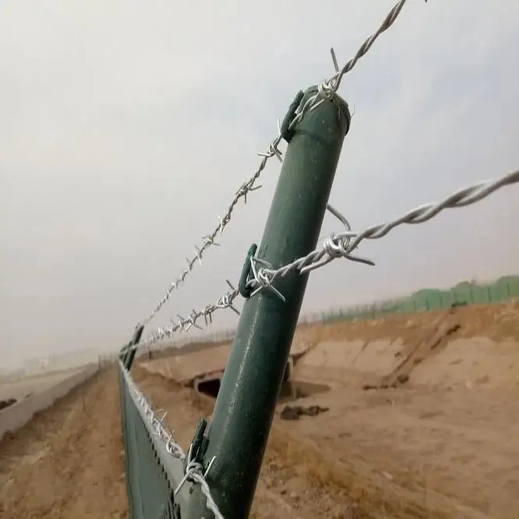 Selling Top Sponsor Listing Barbed Wire PVC Coated 2.0mm High Tensile Barbed Steel Wire 300meters for Barrier Fencing