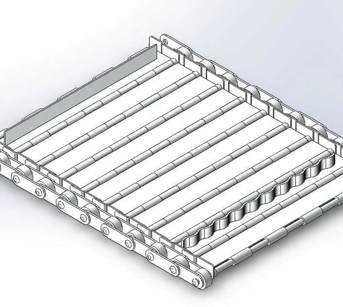 CNC Hinged Belting Hinge Steel Conveyor Slats Belts Chip Conveyor Belt Industrial Conveyor Chain