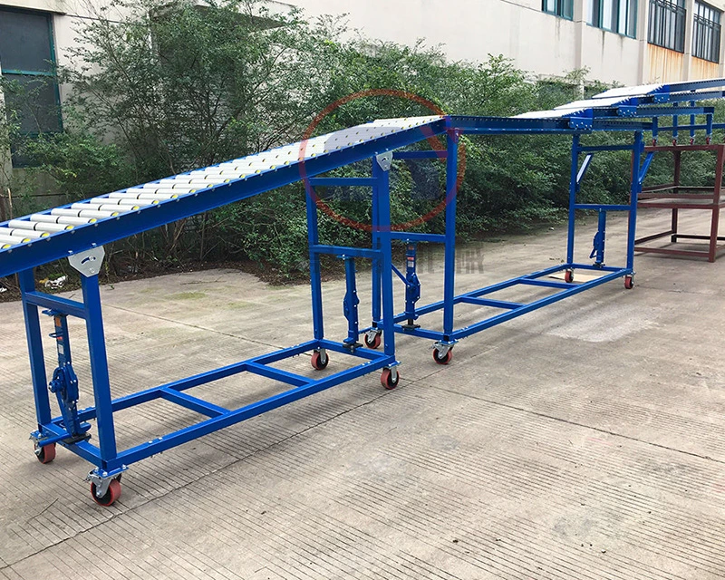 Mobile Flexible Belt Conveyor Telescopic Conveyer Combined for Container Truck Warehouse Loading Unloading