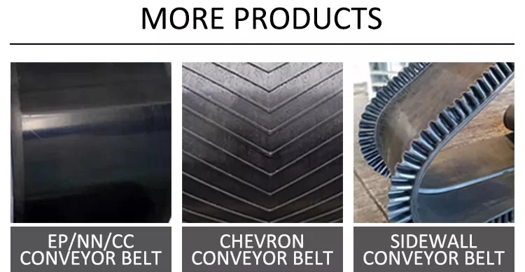 Affordable High Strength Heave Duty Rubber Patterned Chevron Conveyor Belt