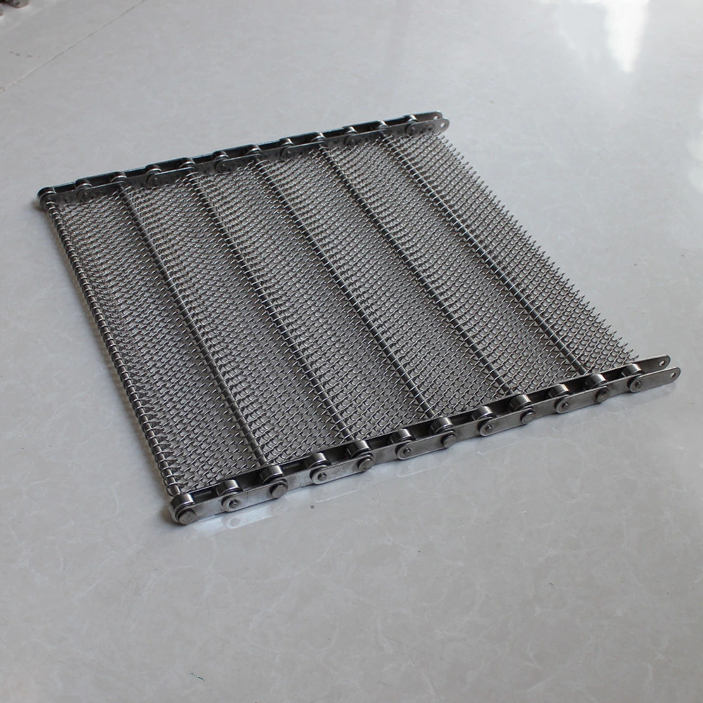 SUS304 Conventional Weave Wire Mesh Belt for Fried Food Cooling