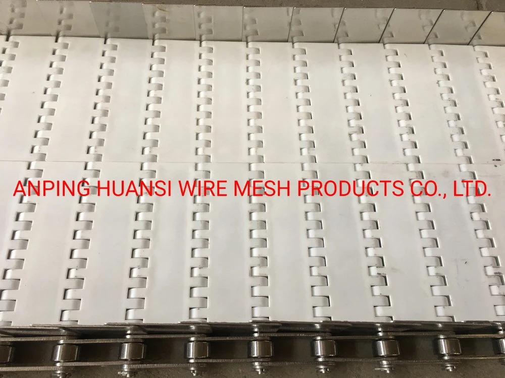 Chain Plate Slat Steel Hinge Conveyor Belt for Hot Treatment
