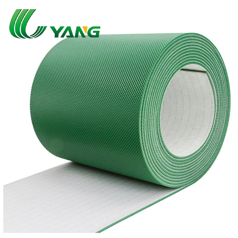 Customized Industrial Low Friction Diamond Profile PVC Conveyor Belt for Textile Machine