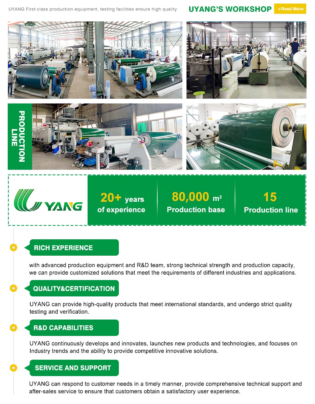 Factory Price Green PVC Rough Top Conveyor Belt with Antiskid High Friction