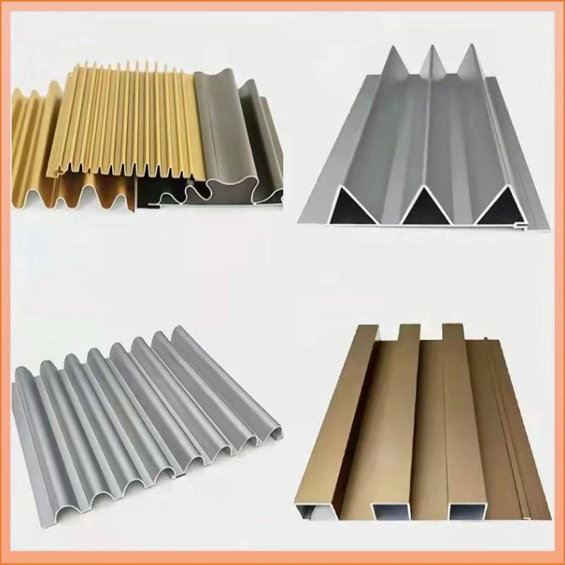 3D Aluminum Profile Curtain Wall Panel Facade Cladding Metal Customized Color Open Cell Grid