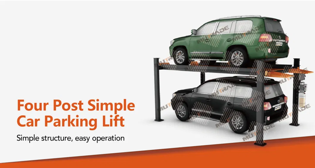 Hydraulic Valet Parking Car Auto Storage Stacker 4 Post Lift