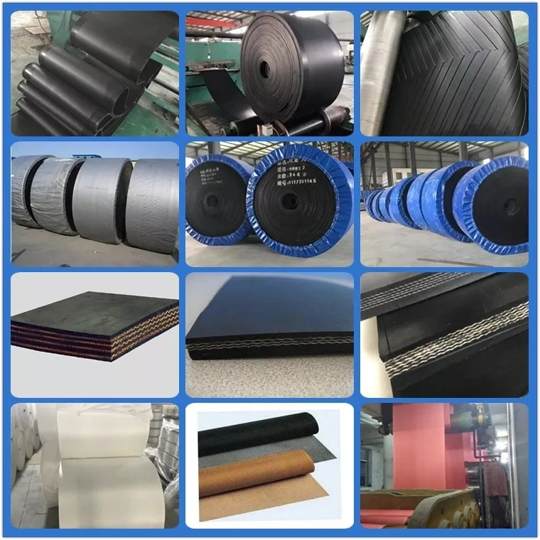 Affordable Chinese Supplier Best Price Nn Nylon Chevron Rubber Conveyor Belt to Transport Bagged Materials