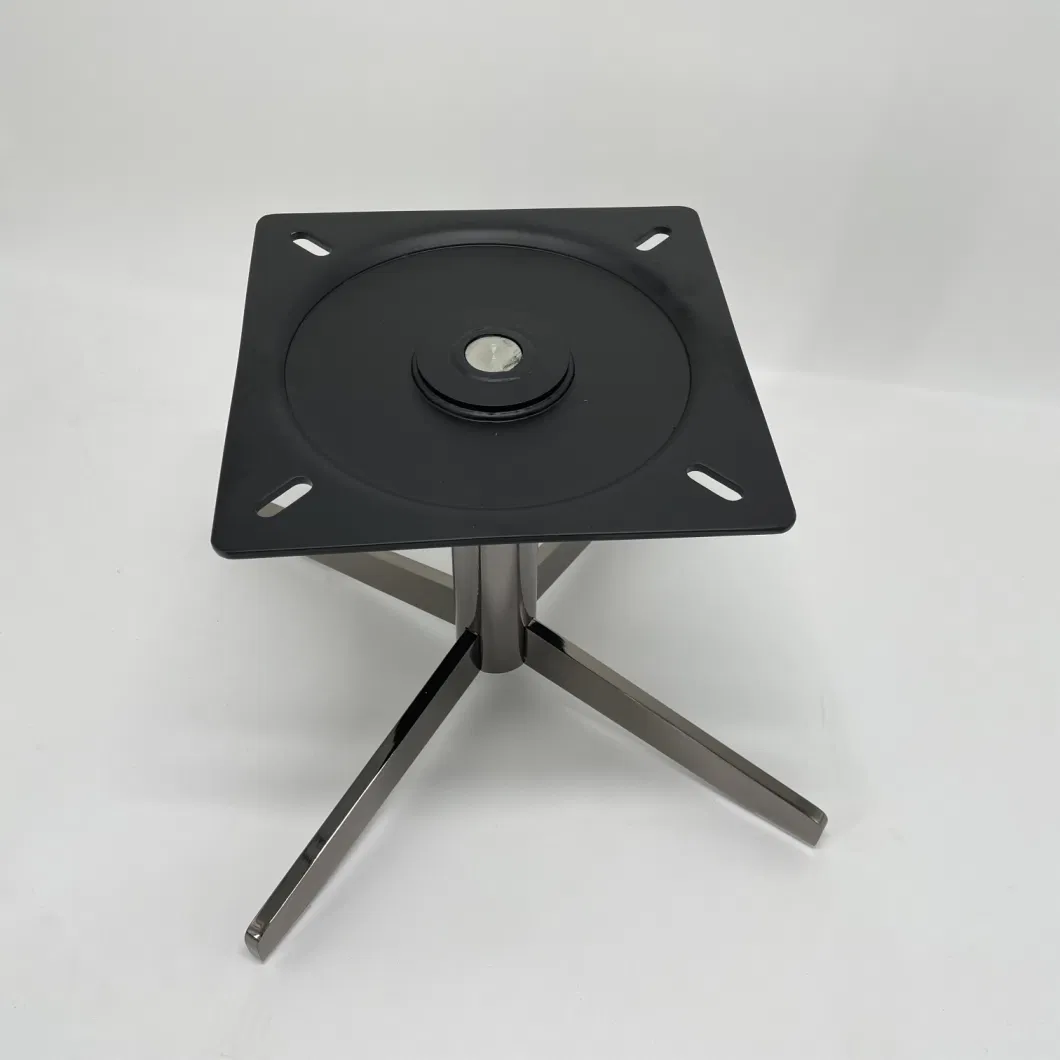 Modern Office Desk Gold Table Metal Chrome Furniture Legs Swivel Metal Single Sofa Legs 5-Star Swivel Chair Base