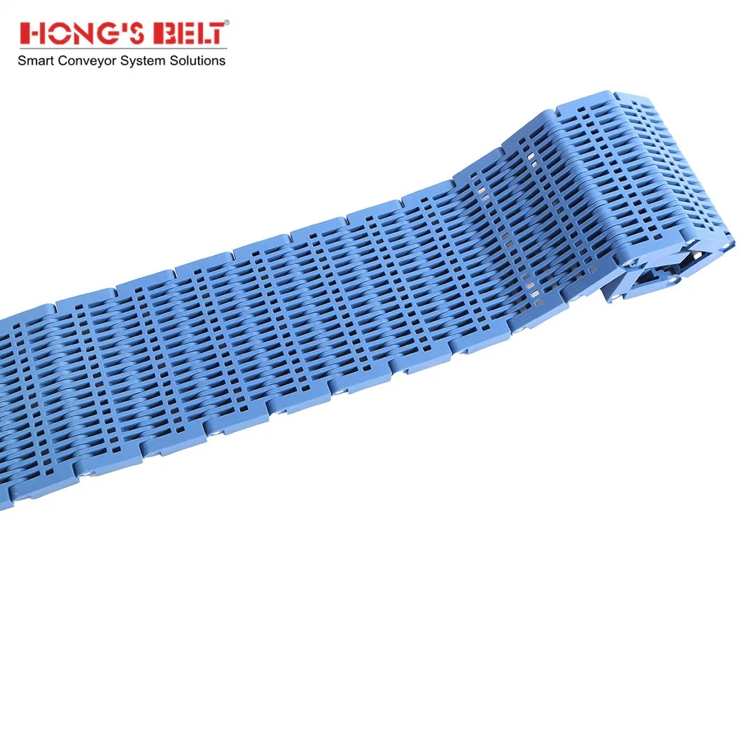 Hongsbelt Open Mesh Plastic Conveyor Modular Belt for Seafood Processing Line