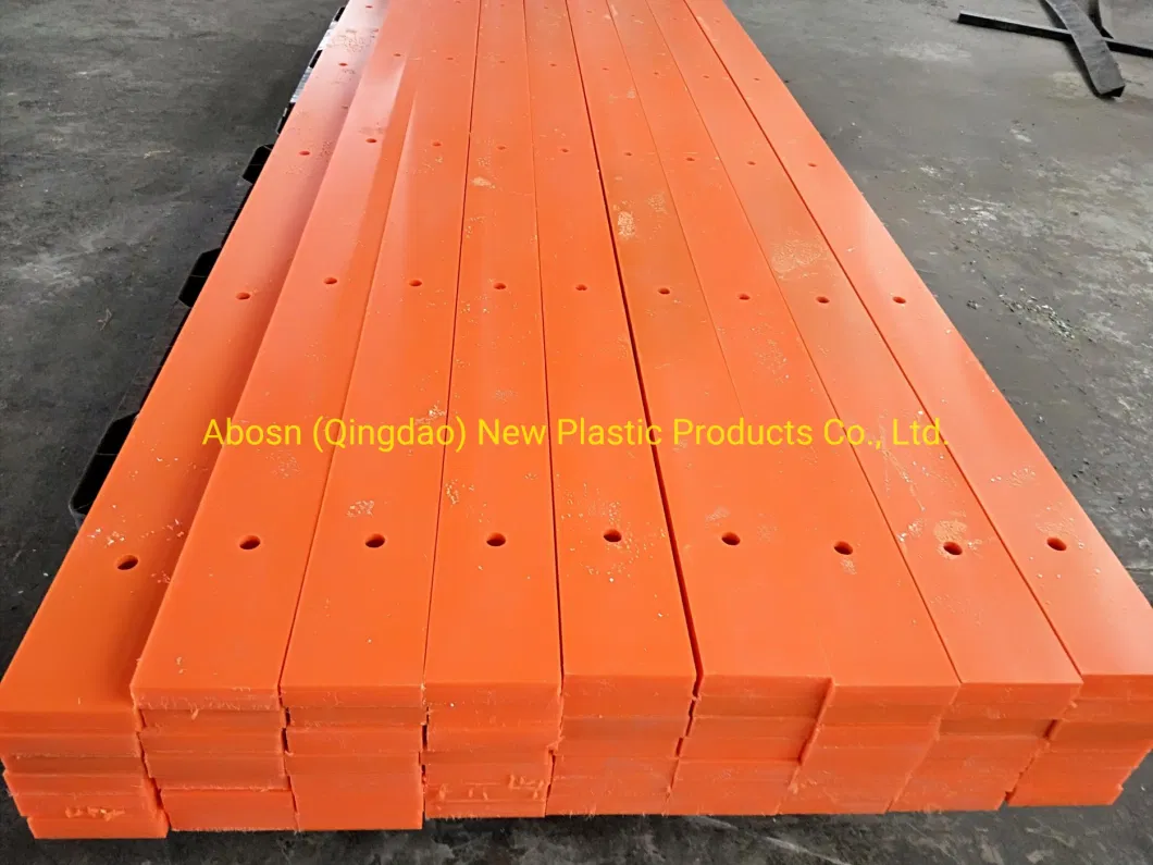 Non Toxic Abrasion Resistance UHMWPE Plastic Profiles Wear Strips Sell