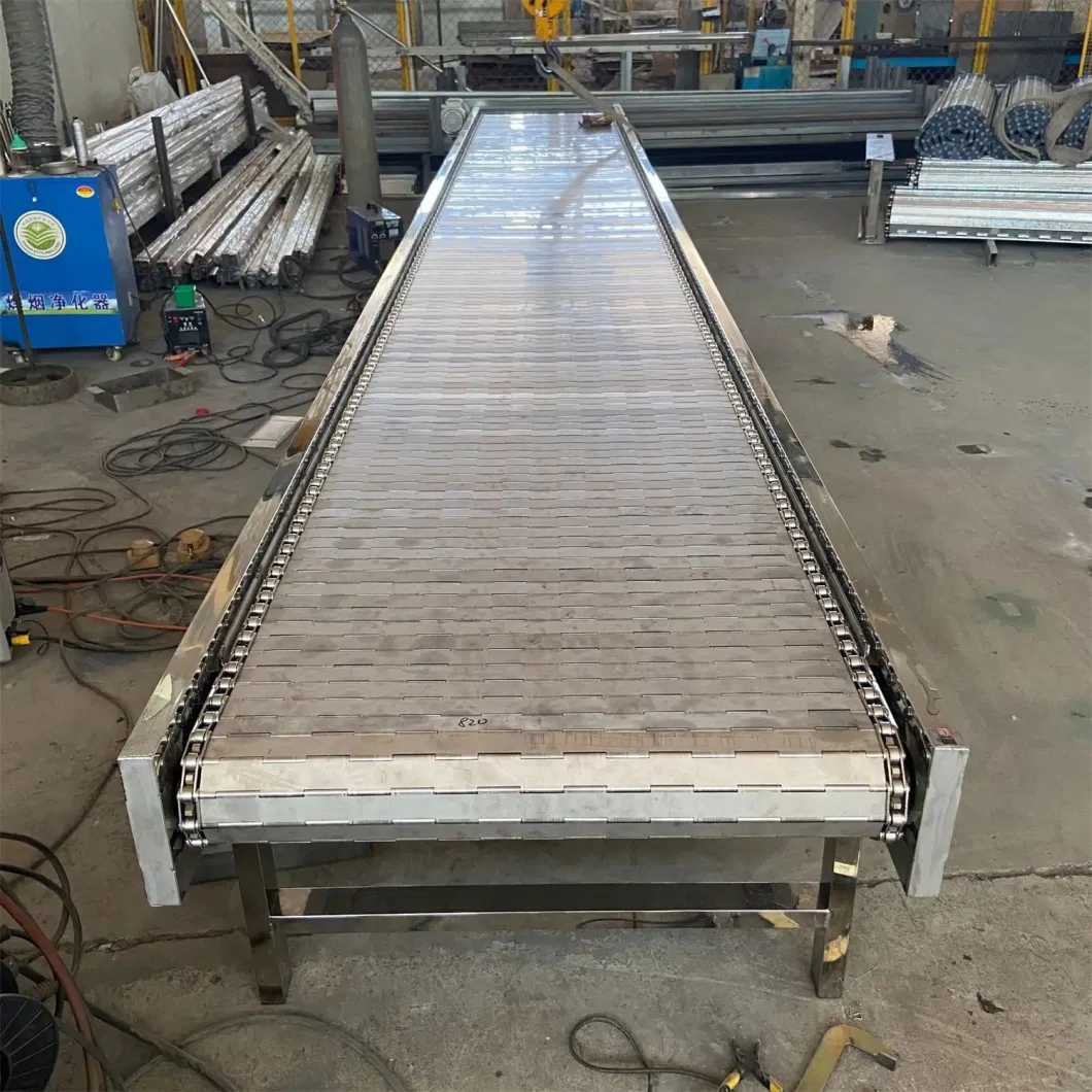 Stainless Steel Mesh Chain Turning Conveyor for Conveying Food