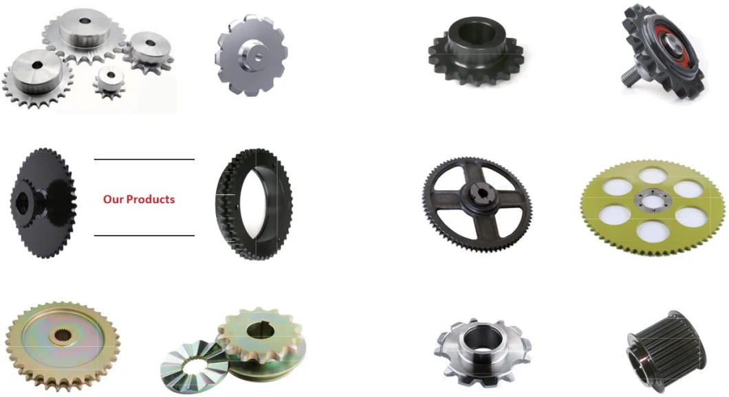 Roller Chain Drive Industrial Gear Engine Timing Crankshaft Welding Corn Agricultural Machine Assembly Sprocket