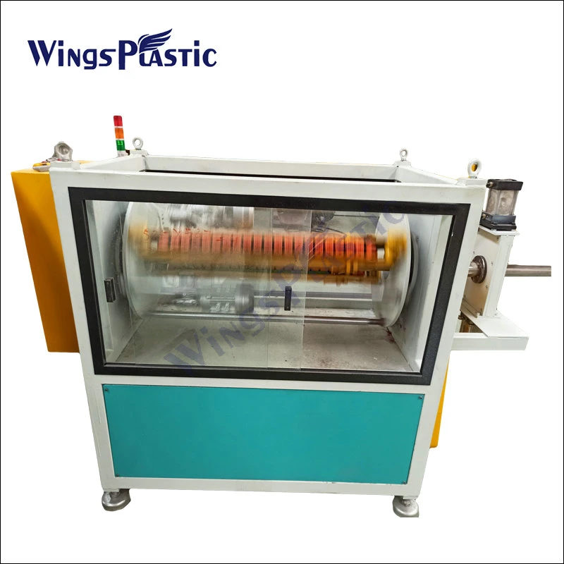 PE PP Spiral Wrapping Bands Making Machine / Plastic Wrapping Hose Protector Machine