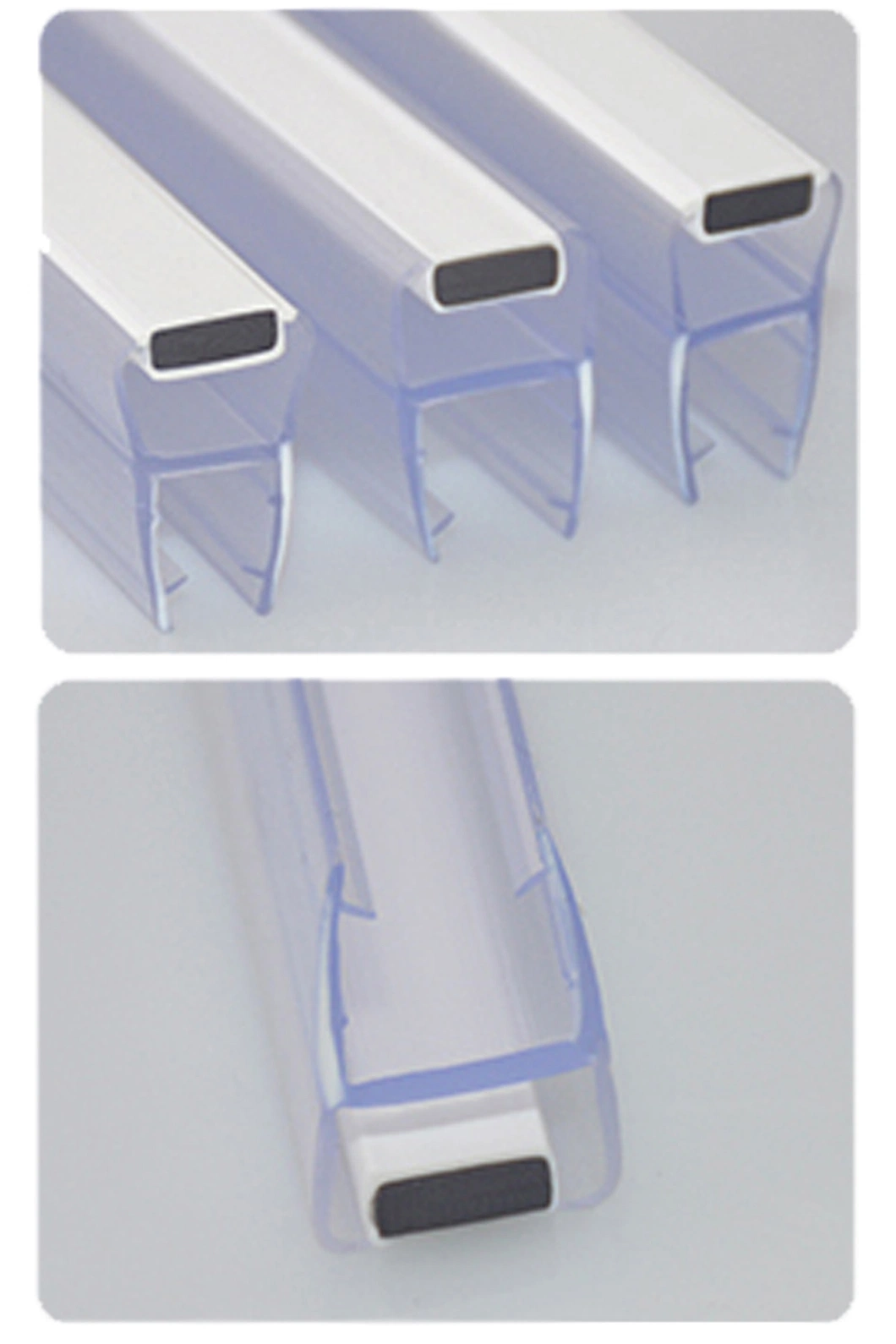 Best Seller PVC Magnetic Glass Door Seal Strip 308GB