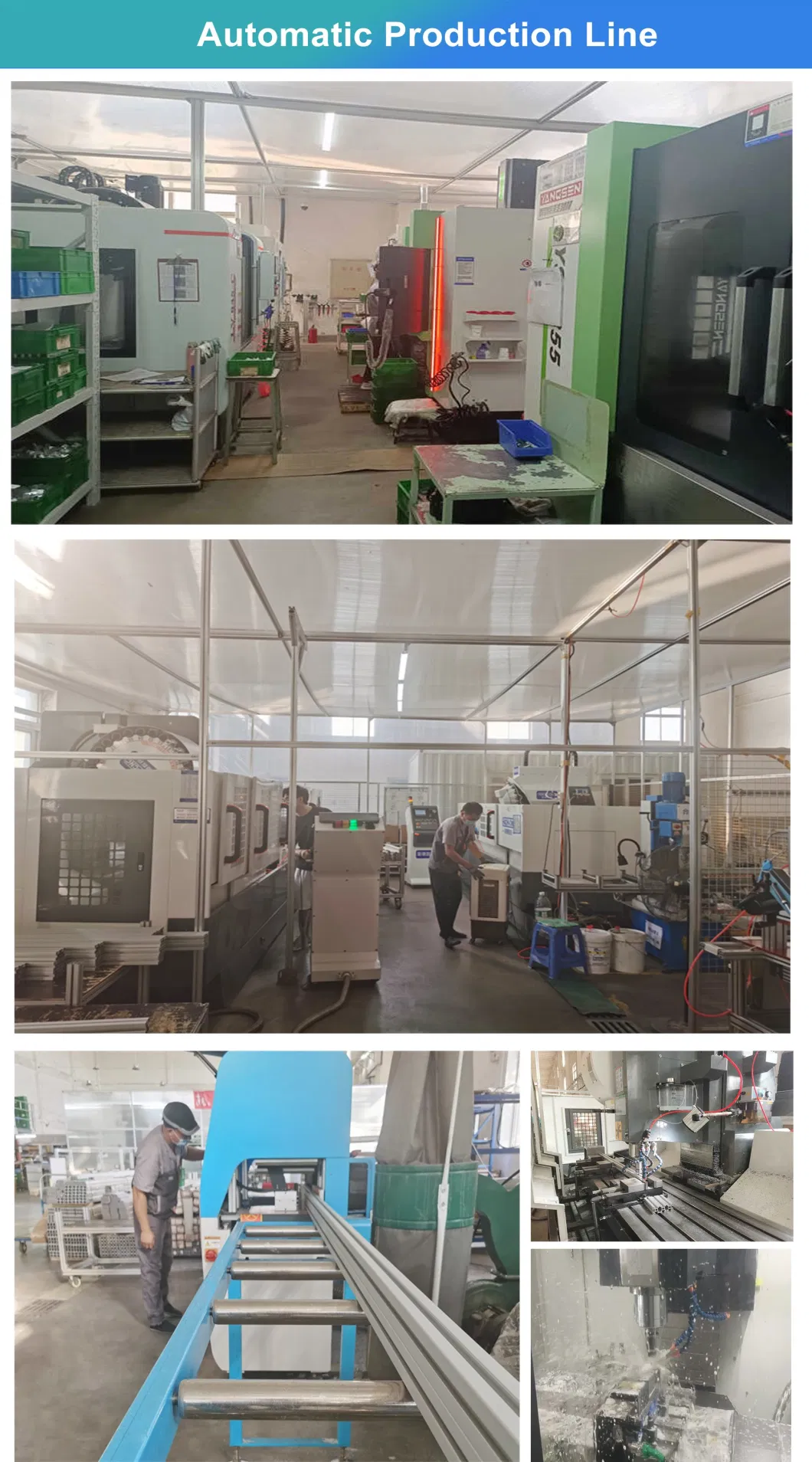 PVC Green Flat Belt Conveyor System Design Food Grade