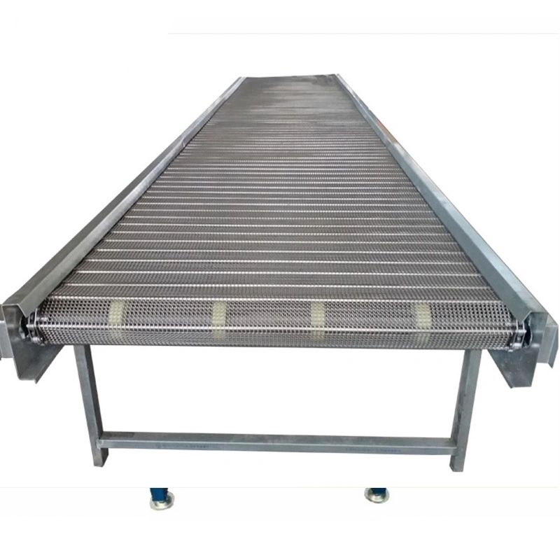 Stainless Steel Chain Mesh Belt High Quality Hot Food Handling Conveyor 304 Stainless Steel Mesh Belt Conveyor