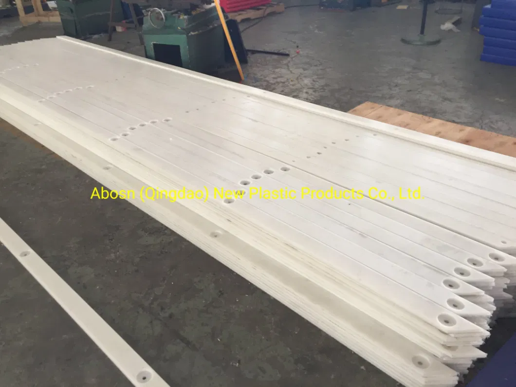 Non Toxic Abrasion Resistance UHMWPE Plastic Profiles Wear Strips Sell