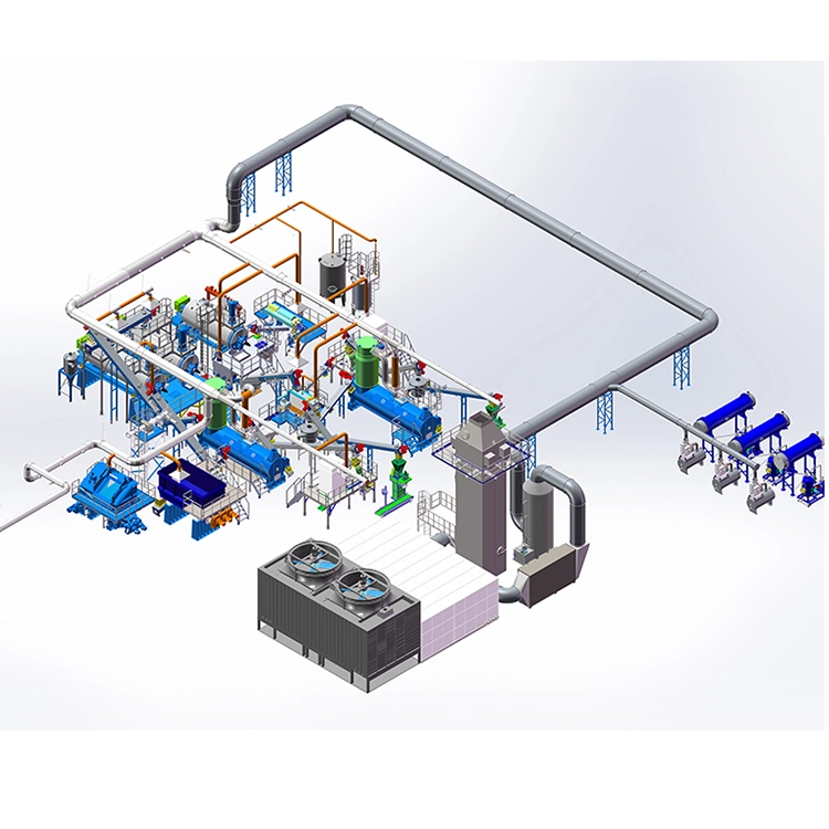 Slaughter Waste Processing Rendering Machine