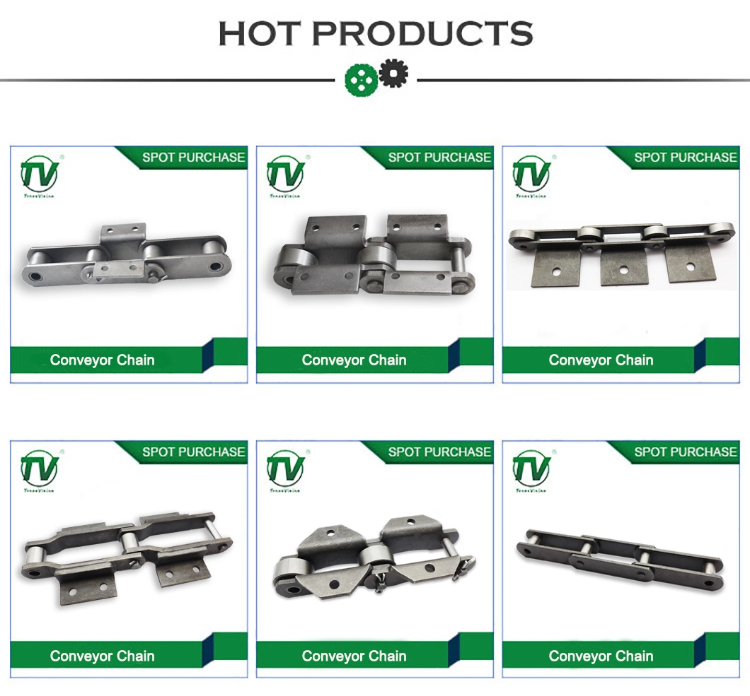 Conveyor Chains with Attachment for Folio Transport with Cheap Price