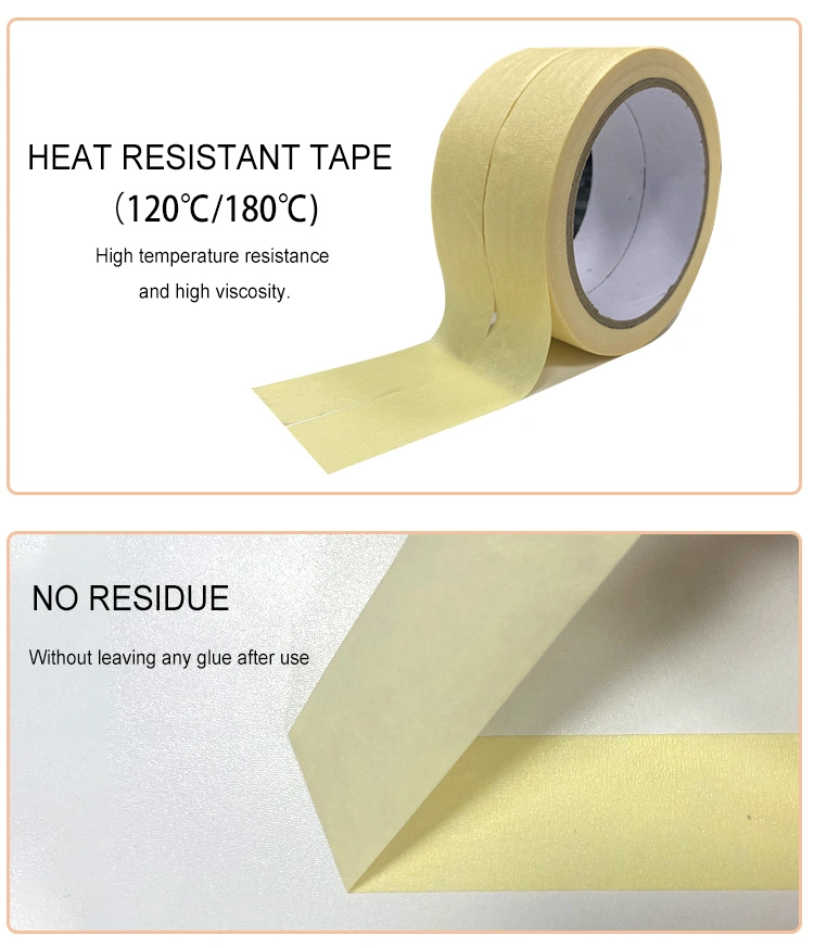 Milk White Washi Paper Masking Tape for Home Painting and Automotive Painting