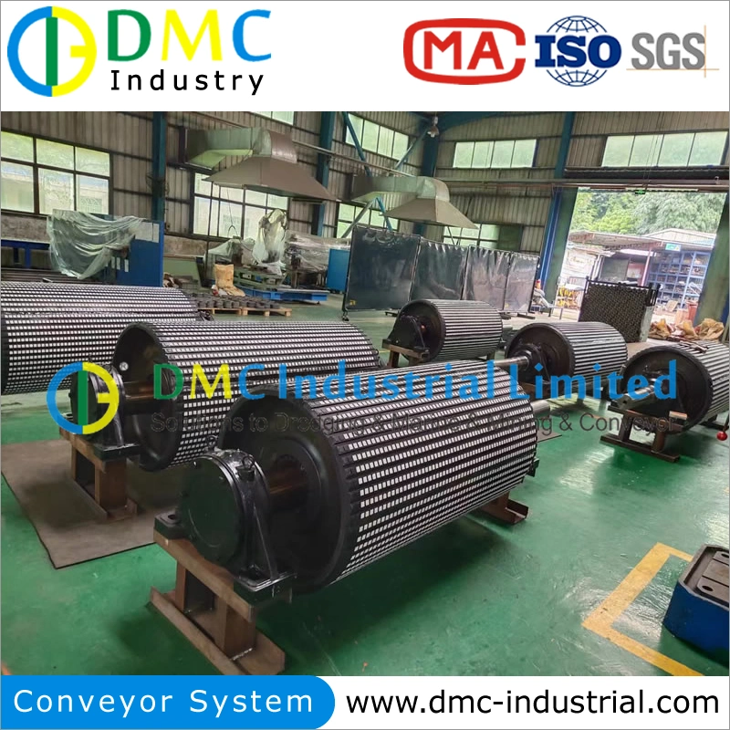 Industrial Equipment Steel Metal Rubber HDPE PVC Plastic Conveyor Roller Components Accessories