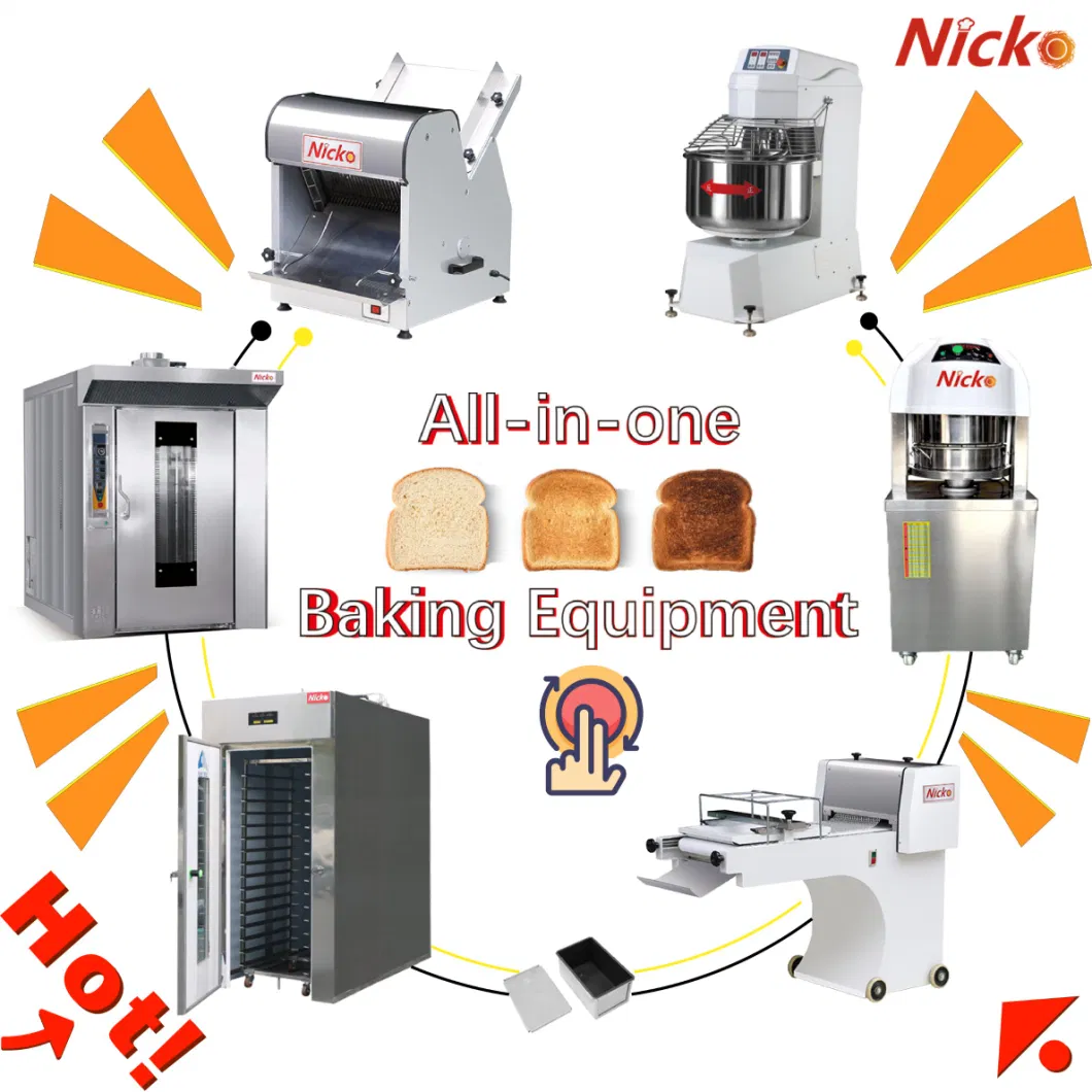 Factory Food Roasting Machine Pizza/Croissant/Arabic Bread/Biscuit/Cookie Maker Baking Bakery Roasting Machine/Spiral Conveyor Machine/Automatic Sheeter Machine