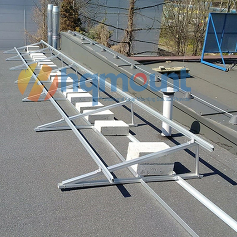 Roof Solar Panel Guide Rail Flexible in Angle Bracket U-Shaped Steel Stent