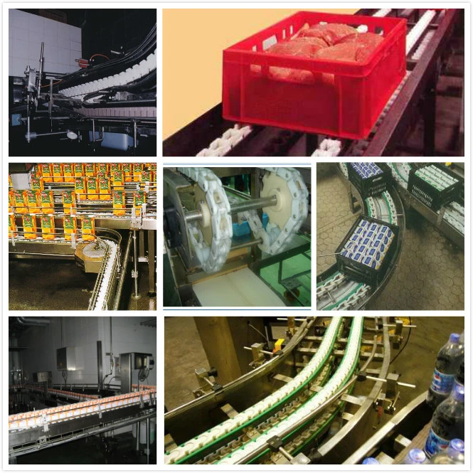 1700 Case Conveyor Chains Flexible Conveyor Table Top Chains Thermoplastic Chains