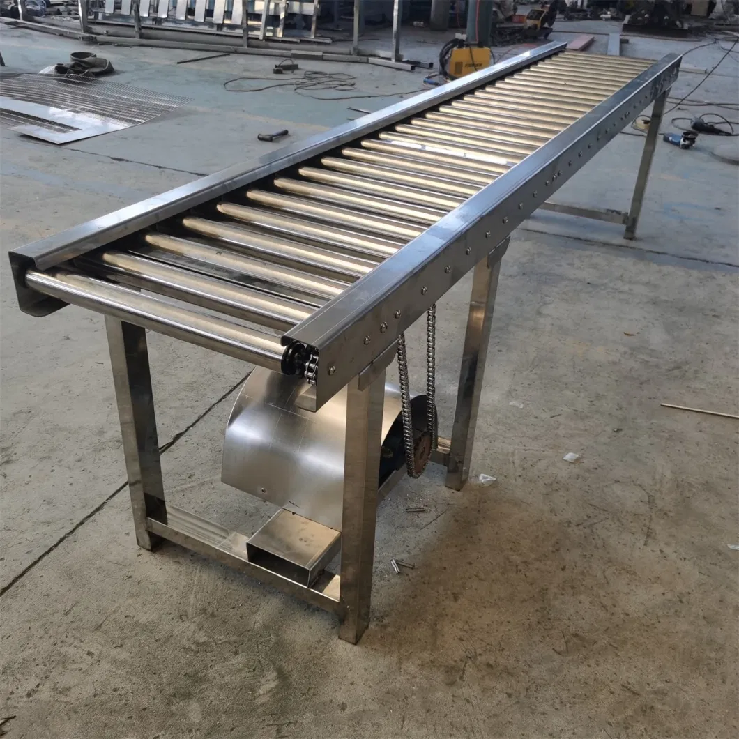 Stainless Steel Mesh Chain Turning Conveyor for Conveying Food