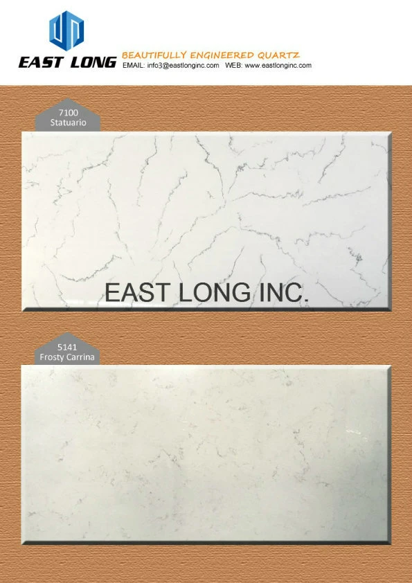 Hot Sale Artificial Quartz Stone Slab for Kitchen Countertop Marble Surface