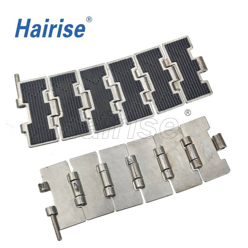 Good Quality Hairise812fh Antiskid Stainless Steel Top Chain with Rubber