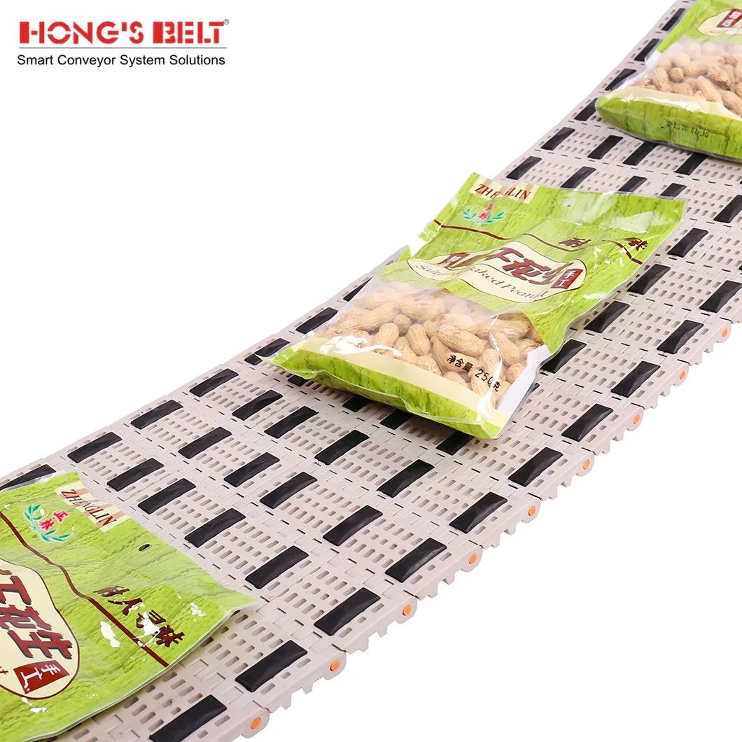 Hongsbelt Friction Top Modular Plastic Conveyor Belt for Inclined Conveyor