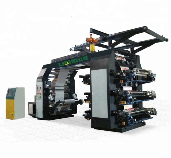 6 Color Flexo Printing Machine for Paper Film Non-Woven Printing