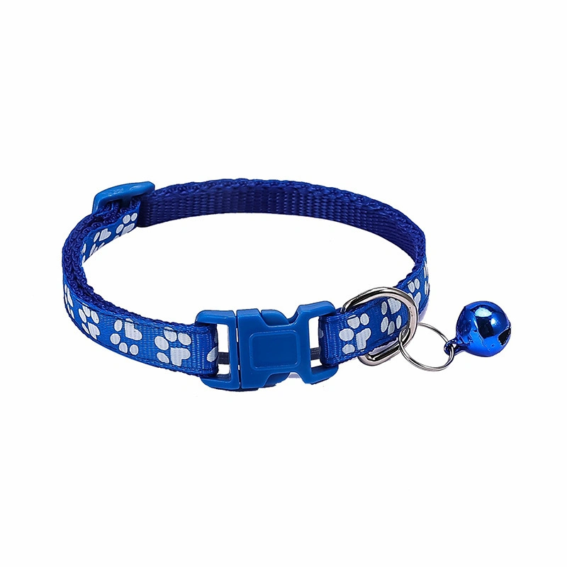 Cat Collar with Bell Adjustable Soft High Quality Nylon Luxury Custom Pet Collar