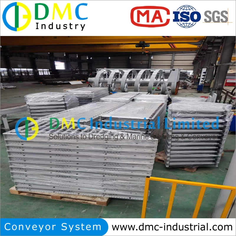 Motorized Automatic Industrial Steel Stainless Electric Zinc Plating Chain Driven Steel Stainless PU PVC O Ring Belt Roller Conveyor for Carton Packages Pallets