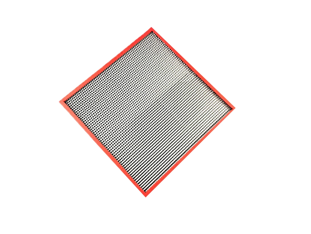 Operating Rooms High Temperature HEPA Filter with Metal Screens