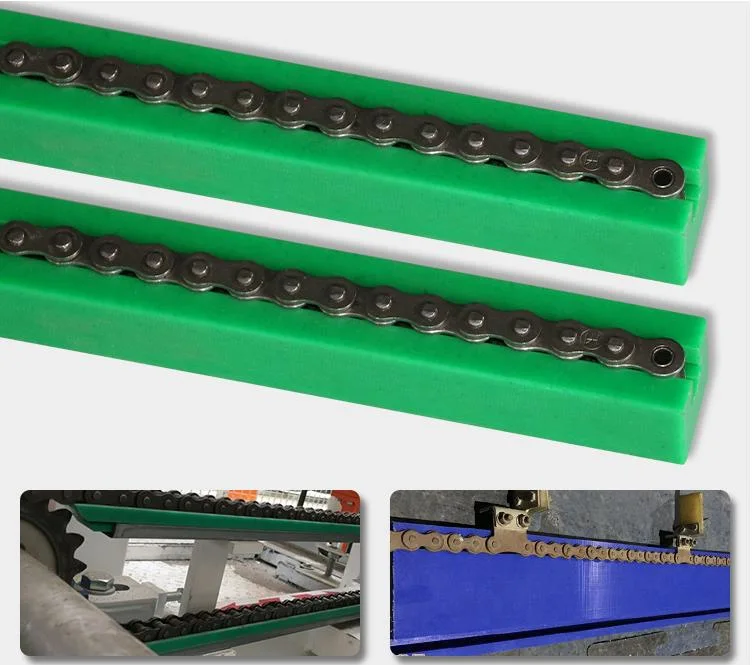 Plastic Rail Guide Tunnel Wear Strips Polyethylene Plastic Wear Strips