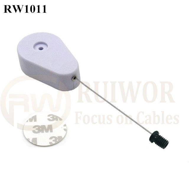 Wire Cable Retractor Retractable Tether Security Tether for Product Security Alarm