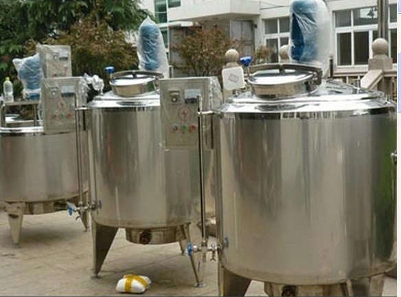 304 316 Sanitary Stainless Steel Heating Mixing Vat for Food Industry