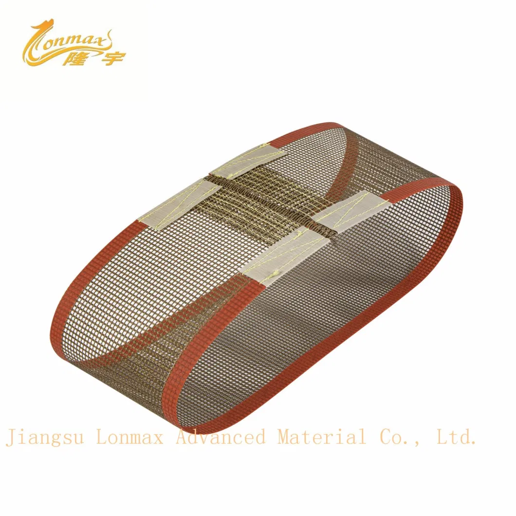 Low Friction Coefficient PTFE Coated Mesh Belt