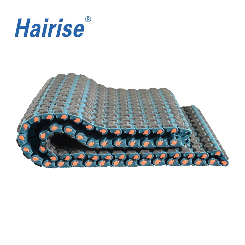 Anti-Skid Small Pitch Transmission Modular Conveyor Belt with Rubber (Har1505)