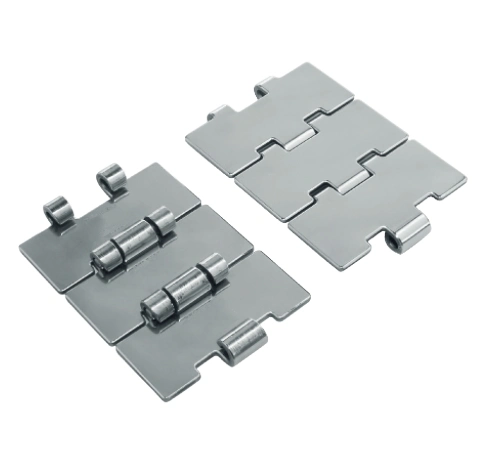 Monorey Chains 812 Series Stainless Steel Slat Top Chains-Single Hinge for Flat Top Conveyor
