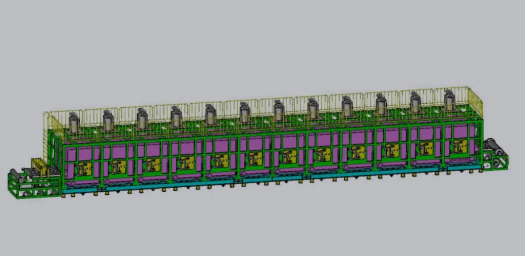 Gwd-0.8-24 High Temperature Belt Calciner Operating Temperature of 100-700 Degrees Celsius