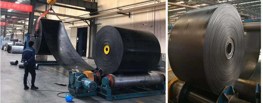 Abrasion Resistant Fabric Transport Conveyor Belt for Heavy Rock