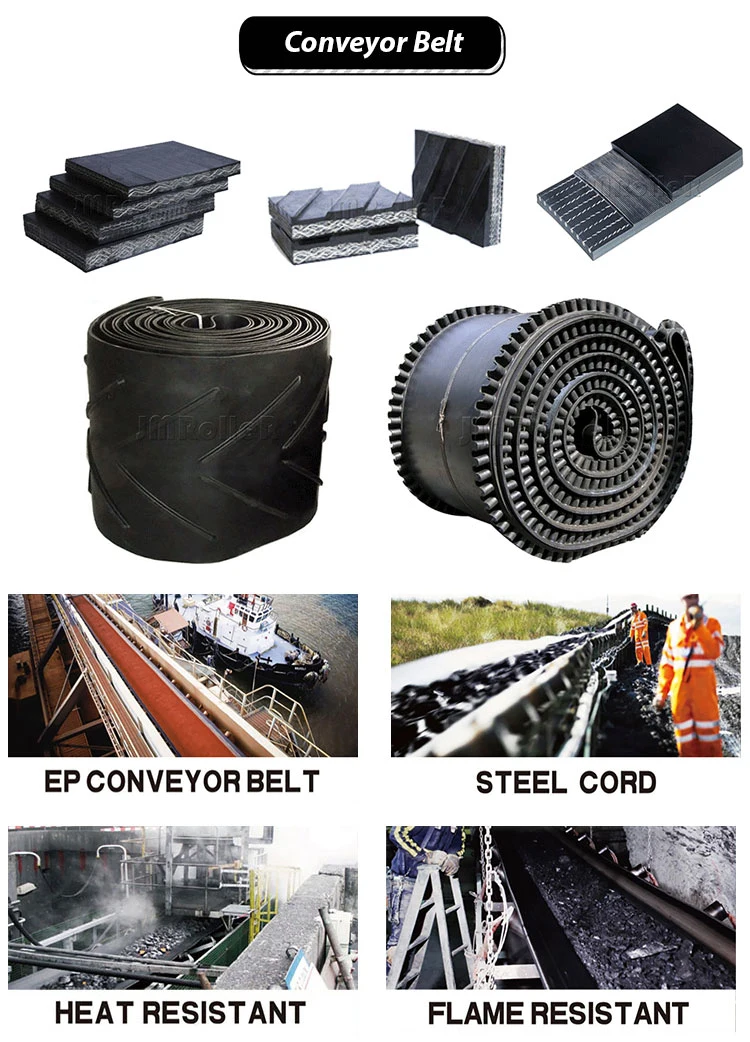 Abrasion Resistant Fabric Transport Conveyor Belt for Heavy Rock