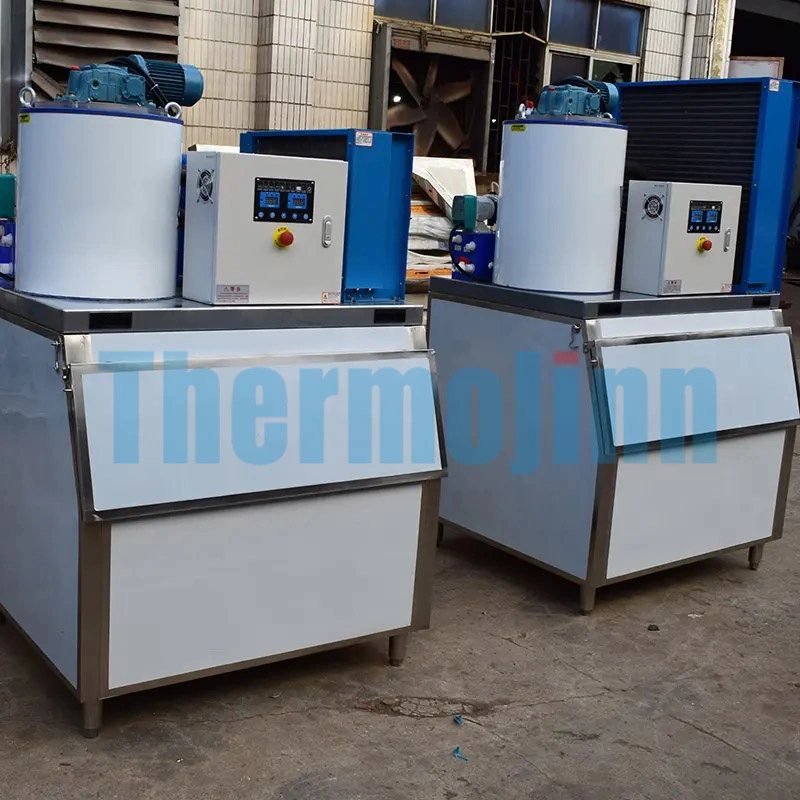 Thermojinn Ice Flake Machine with Brand Compressor for Poeltry Slaughter Processing