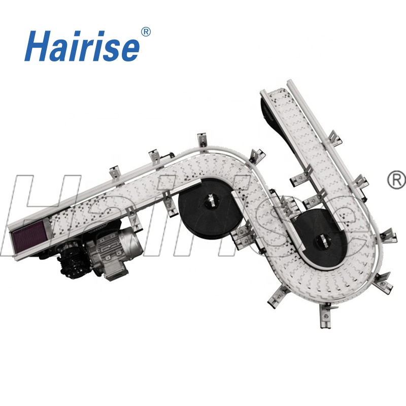 Hairise White Flexible Chain with Teeth Used in Conveyor Line with FDA&amp; Gsg Certificate
