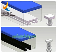 UHMWPE and HDPE Conveyor Belt Support System Accessories Conveyor Wear Strip