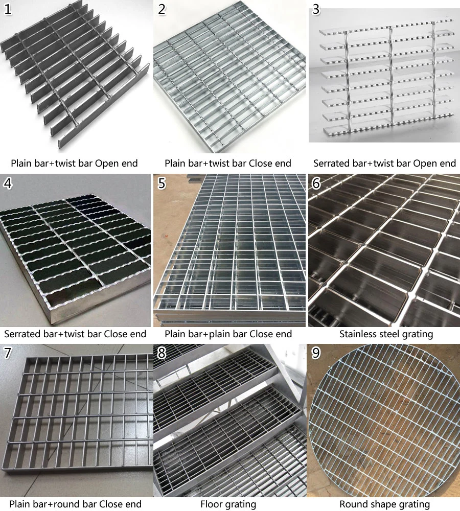 Hot Dipped Galvanized Open End Grating Walkway Grid Manufacturer